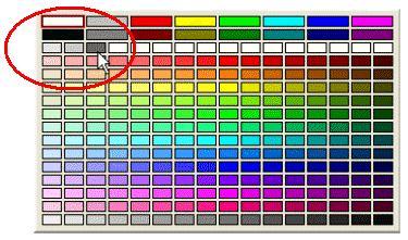 追加登録した色は色の一覧に表示されていつでも利用できるようになります。
